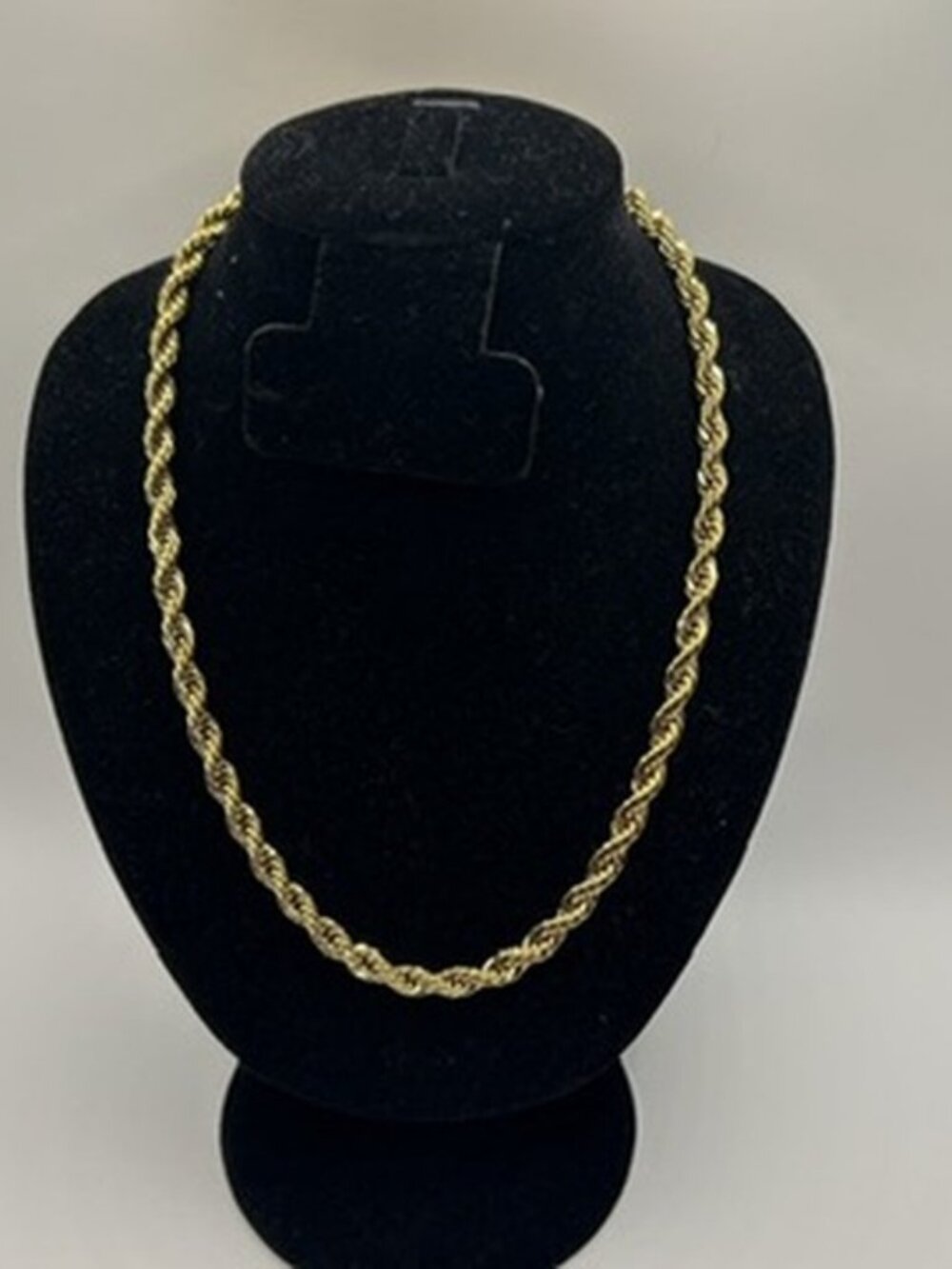 Mens 6mm Rope Chain Real Gold 24 Inch Plated Hip Hop Bling Solid Durable Link
